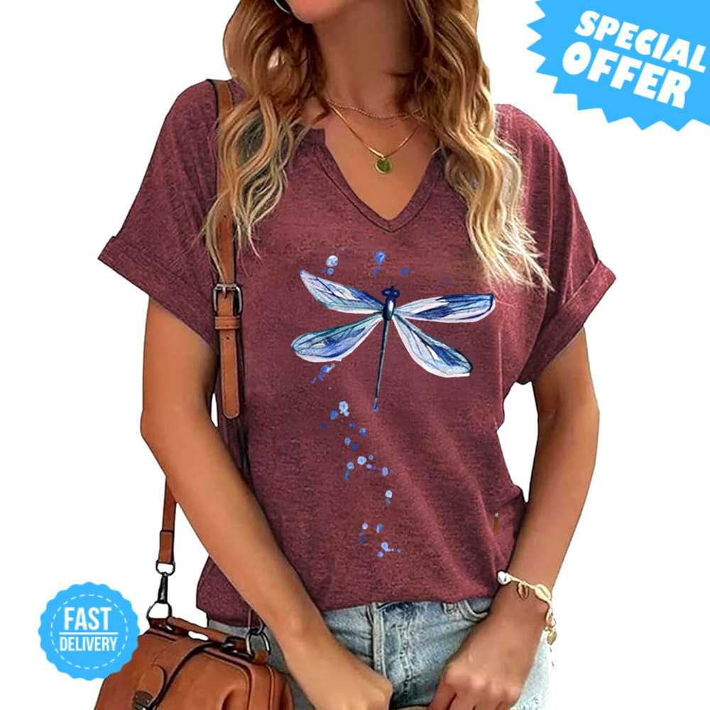 BRAND NEW PUCKOLITY Vintage Flowers V Neck Shirt Boho Tee